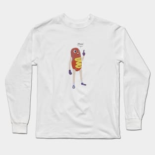 Hot Hawt Dog Man Life is Strange Long Sleeve T-Shirt